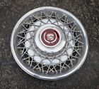 01637249 Cadillac Oem Fleetwood Brougham Rwd Wire Spoke Hubcap Wheel Cover