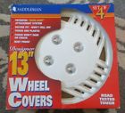 81403-40 093923782061 Saddleman Replacement Designer Wheel Covers Galaxy White