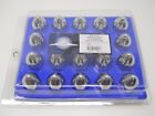 10047 United Pacific Used Wheel Lugnut Chrome Plastic Push On Bullet