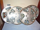 117-15 Soun Miin Set Of Plastic Silver Wheel Cover Hubcaps