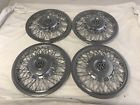 1214 Soun Miin Set Of Vw Volkswagen Plastic Chrome Wire Spoke