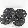 1486286-00-a Tesla Genuine Oem Set Black Hubcap Wheel Covers For Model
