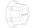 15067581 Gm Gmc Chevrolet Genuine Cap Chrome