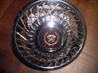 1633880 Cadillac One De Ville Wire Spoke Inch Hubcap Wheel Cover