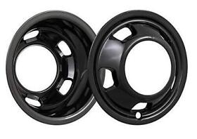 Iwcn9010blk 17inch Gloss Black Wheel Simulators For 2019-2021 Ram 3500 Dually