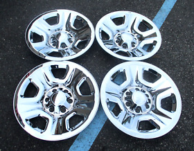 839p-c 18inch Set Of Four 4 Chrome Skins 2019 20 21 Dodge 1500 Pickup Steel Wheels Rims