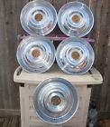 1954 Cadillac 55 Hubcaps Set Of Five In Good Overall Condition 15 Hub Cap