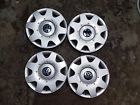 1c0601147bgrb 1c0601147b 1c0601147d 1c0601147c Vw Set Of New Beetle Jetta Hubcaps Wheel Covers Volkswagen