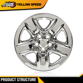 02etn2063asl 1pcs Fit For 2006-2012 Toyota Rav4 5-spoke 17inch Wheel Chrome Skin Hub Caps Covers