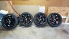 1uh63dx8ab Mopar Challenger Charger Blacktop Edition Wheels Black Oem New