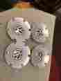 69838 2007 2008 2009 2010 Vw Volkswagen Eos Oem Alloy Wheel Center Cap Set Of 4