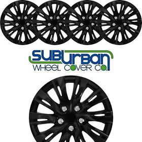 1037-16blk 2012-2014 Toyota Camry Style # 16inch Black Hubcaps Wheel Covers New Set