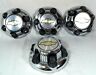 21293-21294 Chevy Gmc Lug Chrome Wheel Center Hub Caps Nut Covers