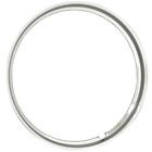 3005-17-1 Wheel Vintiques Trim Ring Dia Stainless Smooth Hot Rod Style