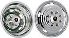 317d84 Set Dodge Ram Dually Wheel Simulators Hubcaps Bolt On Stainless