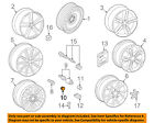 321601173az37 Audi Oem Quattro Bolt Cap