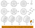 36137842859 Bmw Oem 13-15 650i-wheel