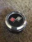 371680 Reproduction Corvette Aluminum Wheel Center Cap Single New