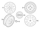 40315-4ba0b Nissan Genuine Rogue Wheel