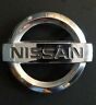 40344 Eb000 Nissan Emblem Badge Wheel Cover Hubcap Oem Chrome Black Lettering