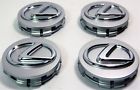 42603-0e010 Lexus Oem Wheel Center Caps Silver Chrome Rim Hubcap
