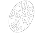 44733-shj-a00 Honda Genuine Odyssey Wheel