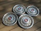 4576415 Cadillac Set Of Oem Wire Spoke Hubcaps Nice