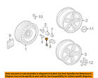 4m0601173e Audi Oem Quattro Bolt Cap