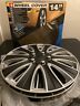 506136b Car Set Of Hubcaps Wheel Cover Black Abs Quality Easy