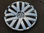 506c16vb Iwc Chrome Hubcaps Wheelcovers Vw Beetle Jetta Passat Eos New