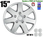 5070089 Sumex Inch Hubcaps Car Silverstone Silver Adjustable Ring Pieces