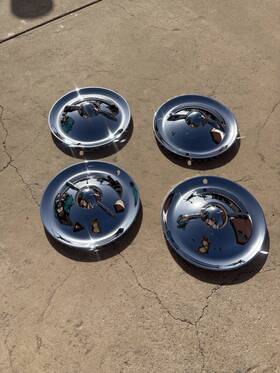 Wcc02408u85oet 50s Boy Four 15 Inch Hollywood Flippers With Bullet Center Hub Caps