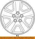 5105021ac Mopar Dodge Chrysler Oem Caliber Wheel Center Cap