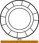 52006318 Mopar Dodge Chrysler Oem Center Cap Hub Cover