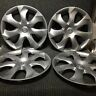 56557 Mazda Hubcaps Wheel Covers Factory Silver Set