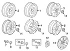 5c0-601-147-a-qlv Volkswagen Genuine Jetta Wheel