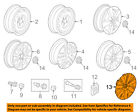 5c0601147eqlv Volkswagen Vw Oem Jetta Cover