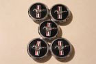 5w1j-1a096-ba Mustang Ford Wheel Center Caps Hubcaps Tribar Set Of
