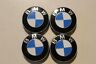 536-03 6 783 Bmw Oem Factory Center Caps Hubcaps Mm Wide Set Of