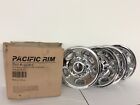 617-pc Pacific Rim Aft Set Silverado Chrome Hubcaps Fit Over Spoke