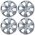 643129814761 Covertrend Pc Hub Cap Set Silver Fits Toyota 0643129814761