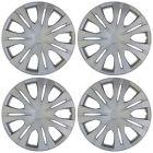 643129815461 Covertrend Piece Set Hub Caps Abs Silver Inch 0643129815461