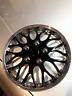 643129815836 Covertrend Pc Set Hub Cap Ice Black Chrome Trim Inch