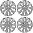 643129816710 Covertrend Cover Trend Set Of Universal Silver Lacquer Hub Caps