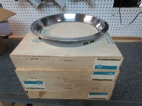 475019 67/72 Chevy Camaro Stainless Steel Trim Rings Gm Nos 14x6 68 69 70 71