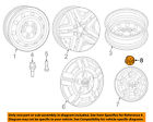 68157851ab Mopar Ram Chrysler Oem Promaster Center Cap Hub Cover