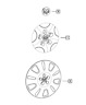 68263171aa Mopar Ram Genuine Wheel Cover