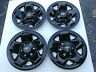 6947gb16to Aftermarket New Gloss Black Wheel Skins Imposters Fits Toyota Tacoma