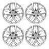 Wh142-17s 757558012640 Pilot Automotive Inch Super Sport Silver Universal Hubcap