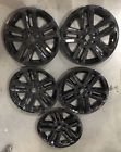 8385-p Other Set Of Ford Explorer Black Wheel Skins Hubcaps